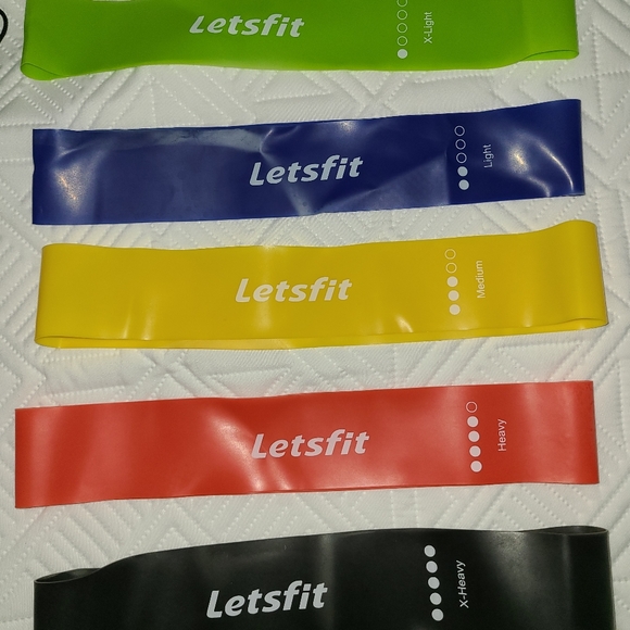 Letsfit Resistance Loop Bands Set - Multi-Color - Picture 2 of 5